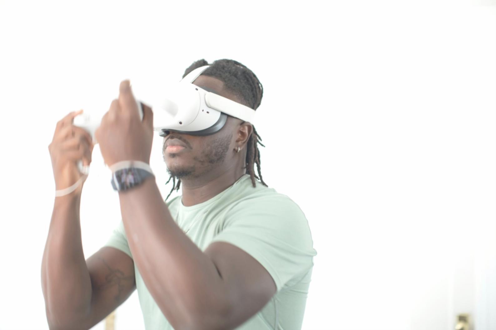 Espacio de trabajo colaborativo durante un taller de desarrollo VR